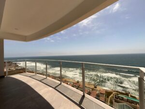 Condo 1103 Marbella Tower Palacio del Mar - The balcony opens to serene views toward the south.