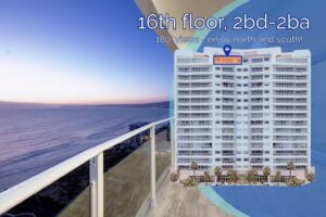 2BR Ocean View Condo – Condo 1602, Marbella Tower, Rosarito